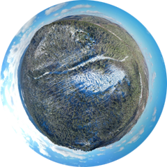 Панорама скальника Сибиряк
