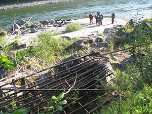 Бивак «робинзонов» на реке Китой