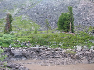Бивак в долине реки Талта