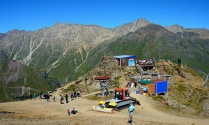 Гора Чегет. Станция «Чегет-3» (3000 м)