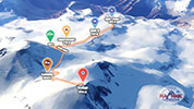 Схема восхождения на западную вершину Эльбруса (по южному маршруту)