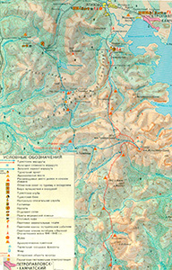 Карта-схема Камчатки