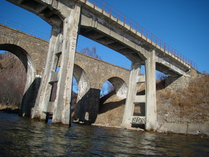 Мост через реку Ангасолка (Кругобайкалка)