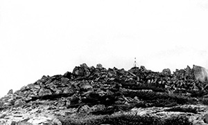 Радиальный выход по гольцам хребта Улан-Бургасы между высотами 1828 м и 1627 м