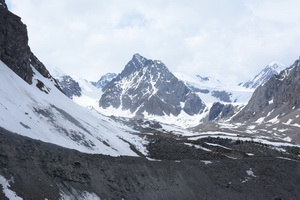 Вид на ледник Большой Актру