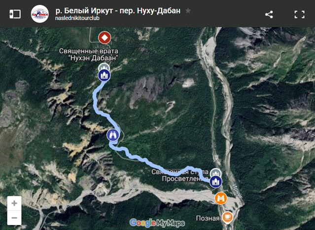 GPS трек на перевал Нуху-Дабан